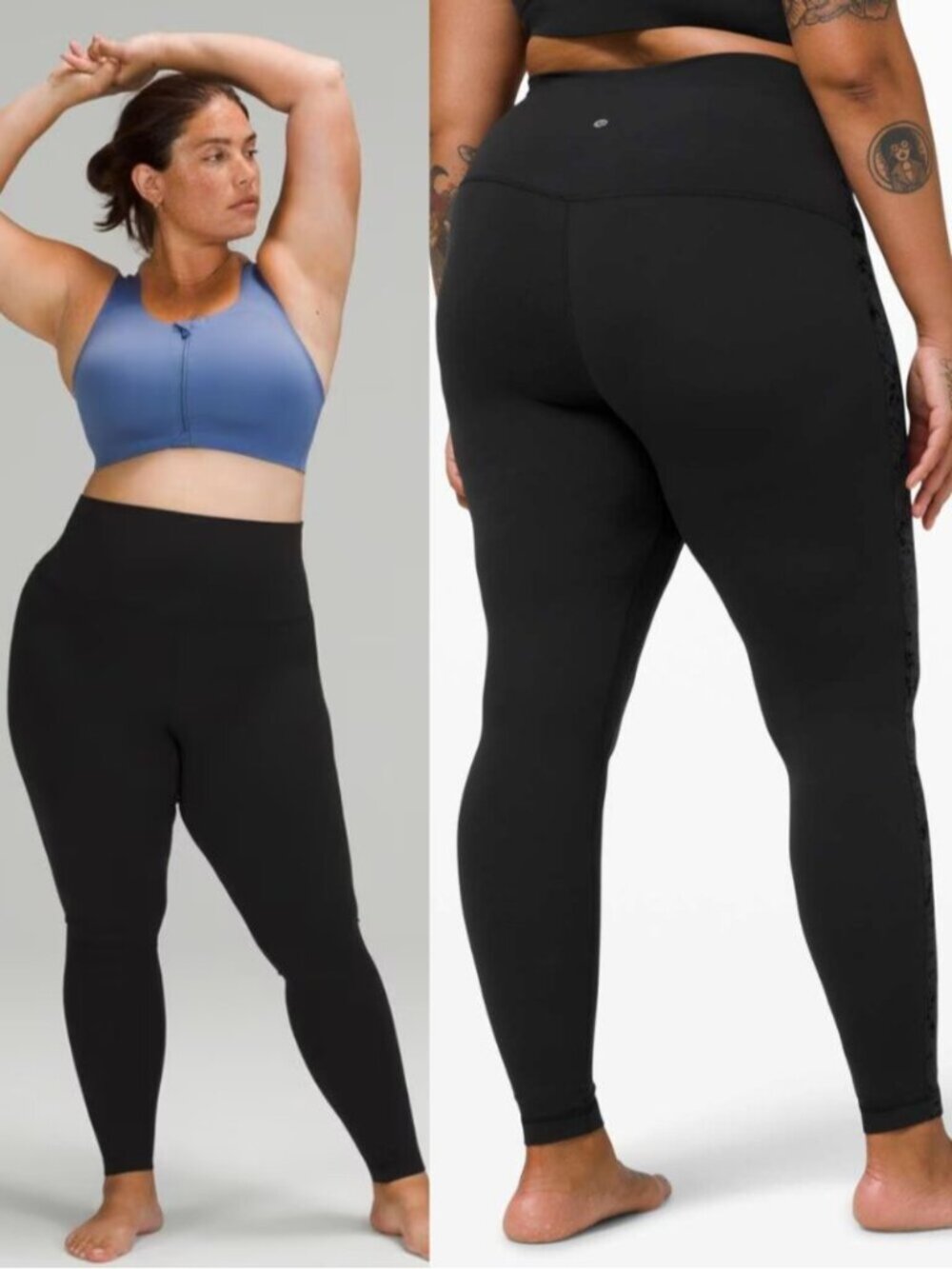 Lululemon Black Nulu High Rise Full Length Align Pants 28"